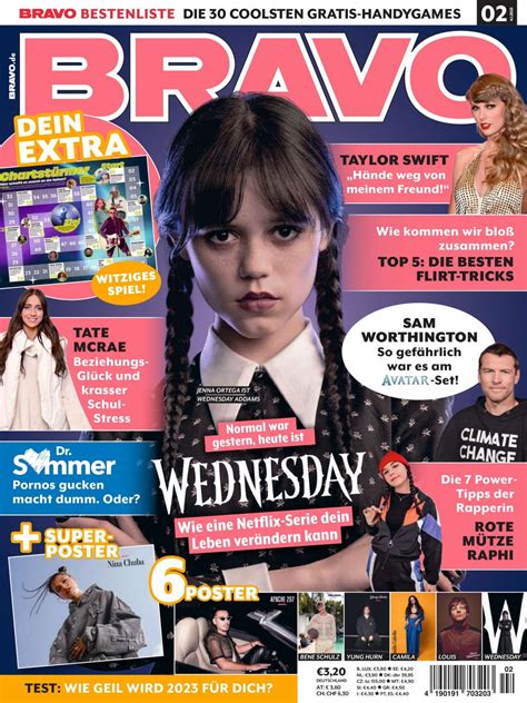 Jenna Ortega Bravo Magazine 01 04 2023 Issue Superstars News