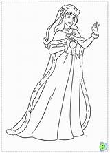 Coloring Princess Christmas Pages Popular sketch template