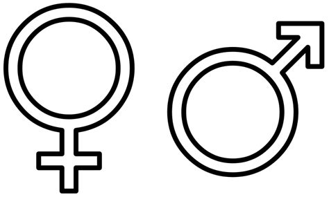 file gender symbols side by side svg wikimedia commons