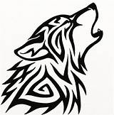 Wolf Tribal Drawing Head Coloring Pages Drawings Tattoo Cool Avatar Wolfs Sketch Lobo Symbol Template Pattern Designs Simbol Celtic Google sketch template