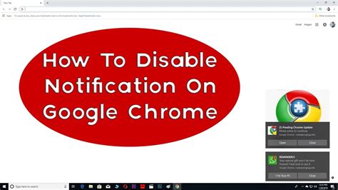 disable notification  google chrome    turn