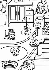 Coloring Neko Atsume Pages sketch template
