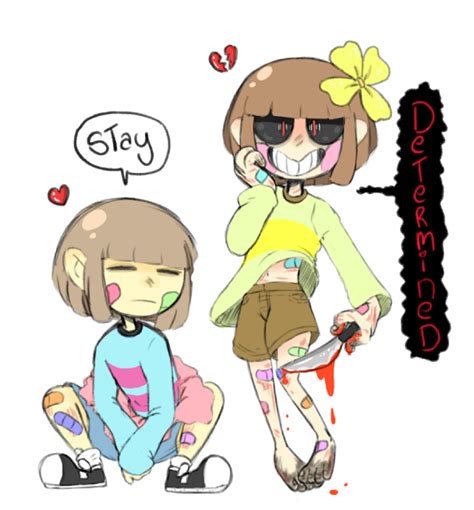 frisk and chara from undertale