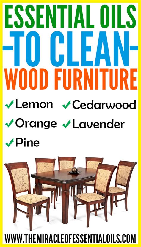 essential oils  cleaning wood furniture  miracle