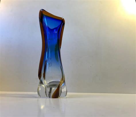 Large Murano Glass Vase From Archimede Seguso 1960s For
