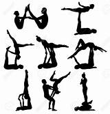 Acro Yoga Clipart Clipground sketch template