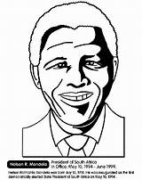 Mandela Month Crayola sketch template