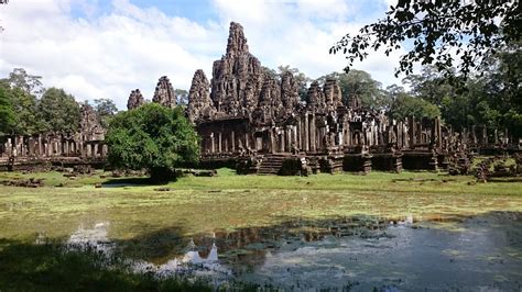 bayon temple angkor thom cambodia  solange  adventures travel