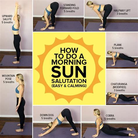 cool sun salutation modified yoga poses pic
