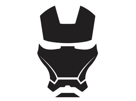 iron man face mask  vinyl decal  ml   etsy logos