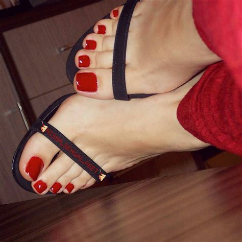 Gorgeous Toes Esmalte Vermelho Pezinhos Femininos Pezinho