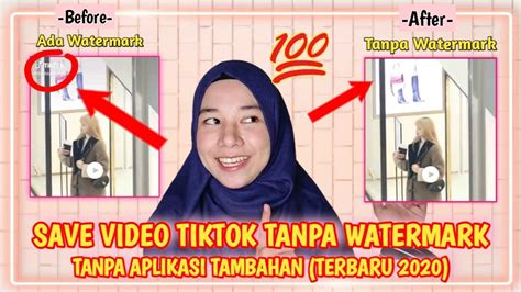 menyimpan video tiktok  watermark  galeri terbaru