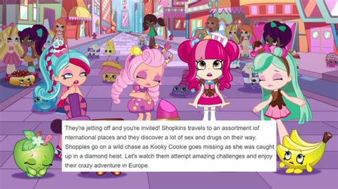 kmart apologises for shopkins dvd blurb featuring an international sex and drugs tour mum s lounge