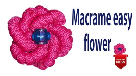 macrame easy flowermacrame  design flowermacrame flower tutorial