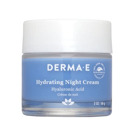 derma  derma  hydrating night face cream hyaluronic acid moisturizer  oz walmartcom
