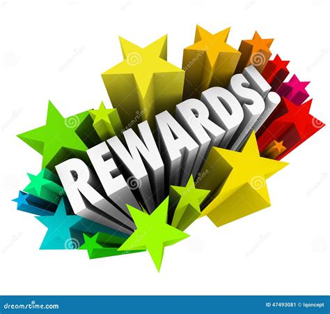 rewards  word stars prize incentive bonus enticement stock