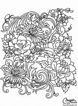 Coloring Drawing Pages Flower Adult Adults Flowers Printable Print Vegetation Drawings Color Colouring Fleurs Book Mandala Info Getdrawings Popular sketch template