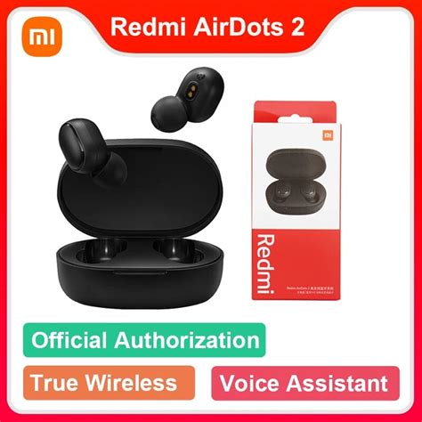 original xiaomi redmi airdots  true wireless headphones bluetooth earphones  mic