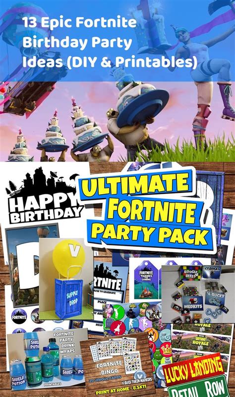fortnite gift ideas  birthday party  boys birthday parties