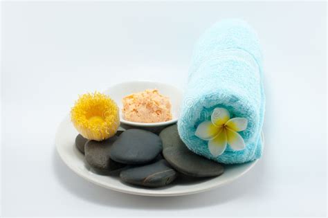 body scrub spa set stock photo image  massage east