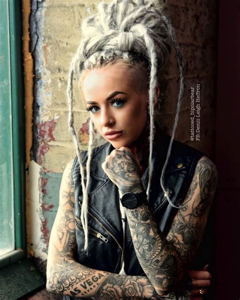 Pretty Tattooed Model Demii Leigh From Manchester Perfect Photo By