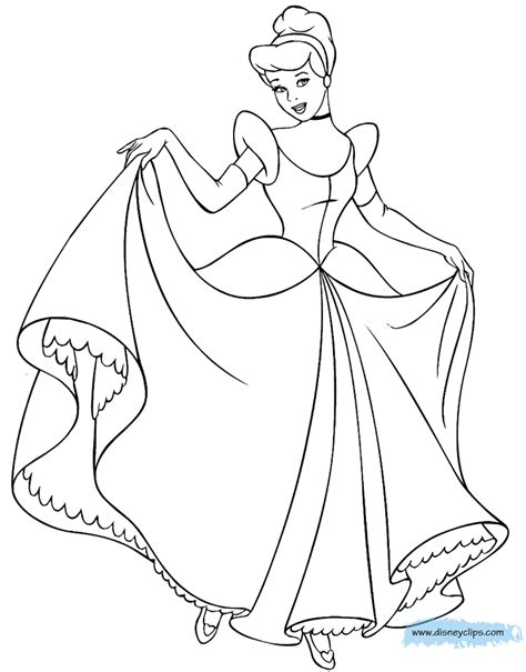 cinderella coloring pages  disney coloring book