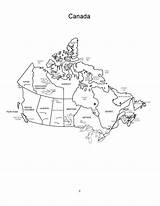 Coloring Canada Map Newfoundland Sold Etsy Maps Provinces Canadian Blank Outline Pdf Book sketch template