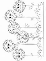Emotions Sunflowers Emotion Troubleshooting sketch template