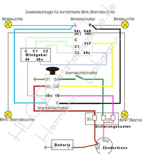 schaltplan warnblinkanlage hella wiring diagram