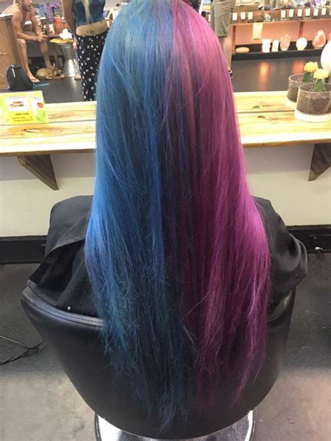 reddit user moniquey s hair is two different colours at