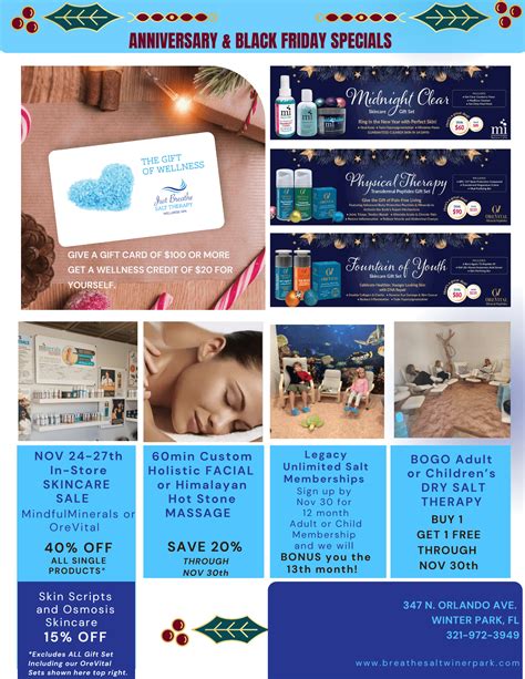 specials pack  breathe salt therapy wellness spa winter park