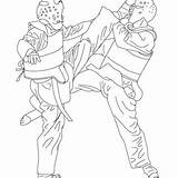 Martial Taekwondo Judo Hellokids sketch template