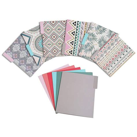 decorative file folders  count colored file folders letter size