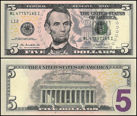 united states  america usa  dollars banknote  p  unc