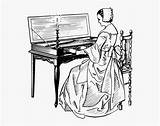 Playing Clavichord Kindpng sketch template