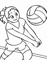 Volleyball Bola Voleibol Volei Pemain Pravila Esportes Odbojke Talvez Queira Você Libero Osnovna sketch template