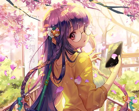 Download 1500x1200 Furyou Michi Gang Road Anime Girl Glasses Sakura