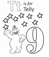 Telly Sesame sketch template