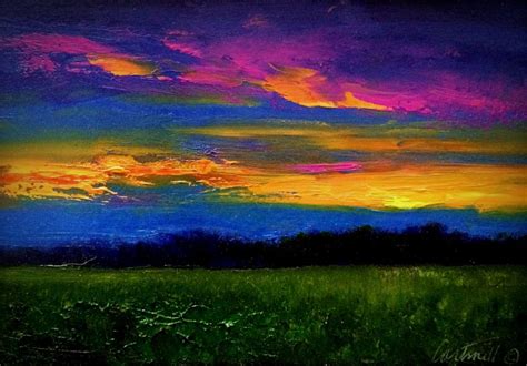 night painting  minute field study  greg cartmell