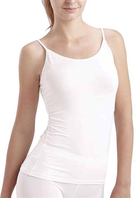 anny women s camisole with shelf bra white size l at amazon women s