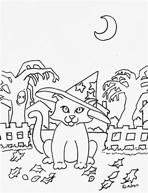 halloween coloring pages  preschoolers  large images