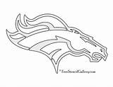 Broncos Denver Freestencilgallery sketch template