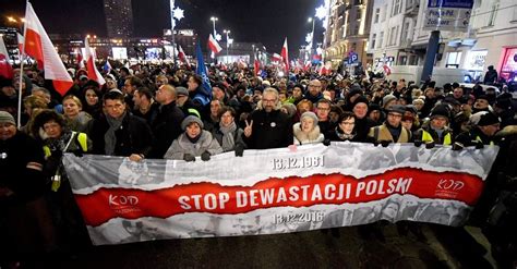 protests erupt in poland over new law on public gatherings the new