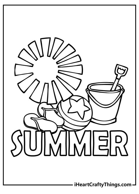 summer coloring pages  kids prudent penny pincher