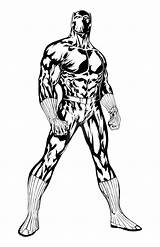 Panther Coloring Pages Marvel Printable Guile Color Colouring Superhero Comics Print Draw Drawings Getcolorings Kids Comic Inks Deviantart Colori Popular sketch template