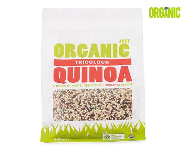 organic quinoa white  tricolour  aldi australia