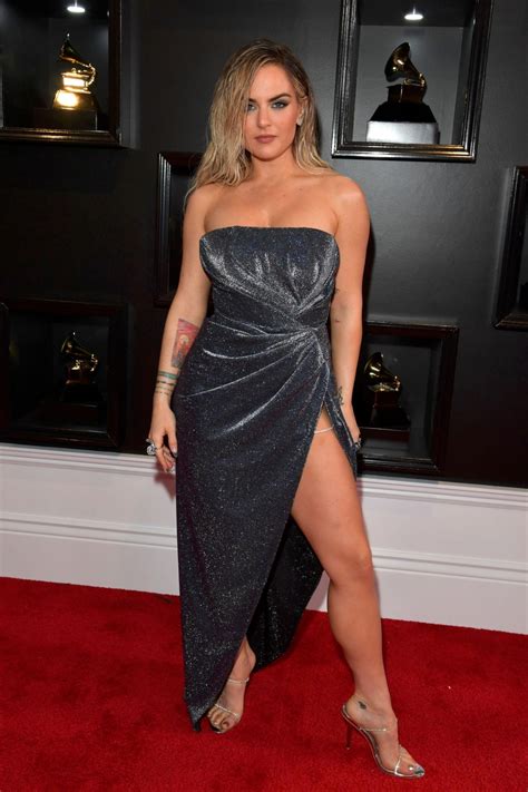 Joanna Levesque Sexy Legs At 62nd Annual Grammy Awards