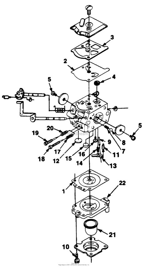 homelite bp  pack blower ut  parts diagram  walbro carburetor