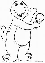 Barney Coloring Pages Printable Dinosaur Kids Cool2bkids Colouring Christmas Toddlers sketch template