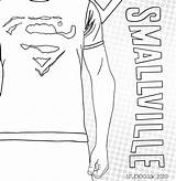 Superman Smallville sketch template